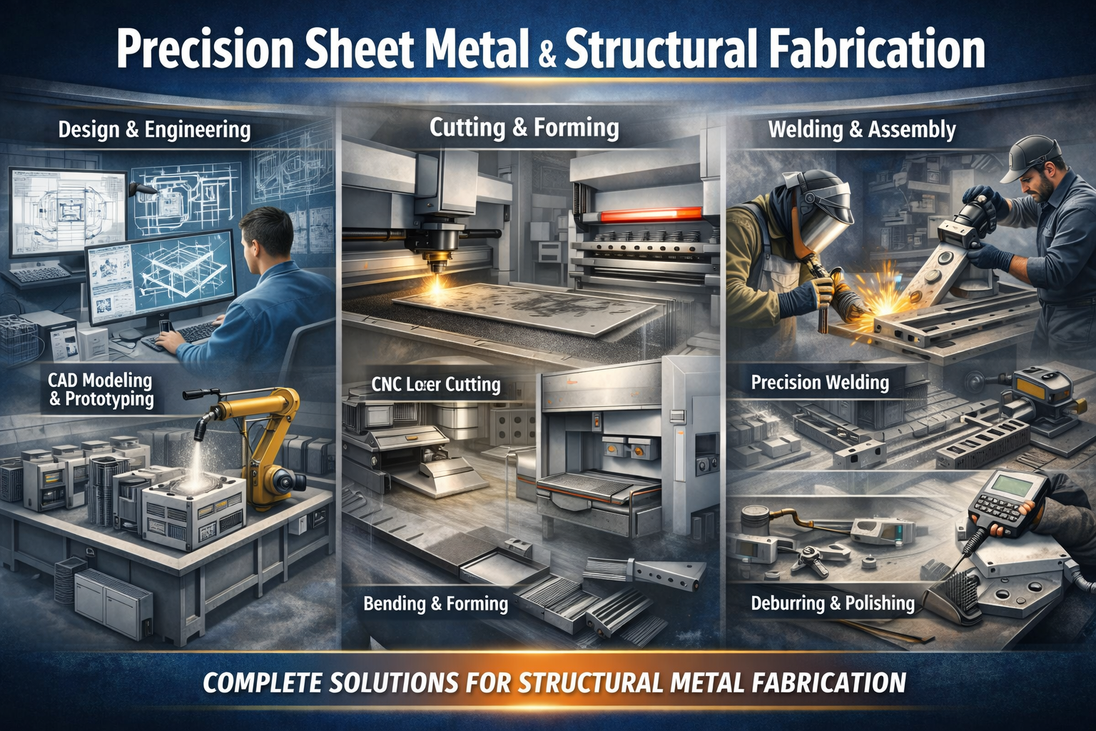 Precision Sheet Metal & Structural Fabrication